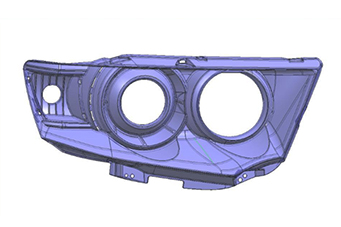 汽車大燈注塑模具設(shè)計制造